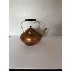 Vintage Holland Copper & Brass tea kettle and cup