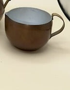 Vintage Holland Copper & Brass tea kettle and cup